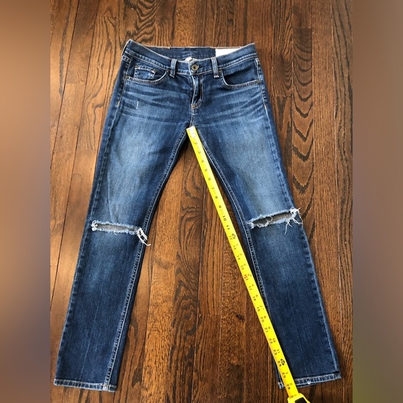 Rag & Bone Women’s 26 Tomboy Distressed Burnley Wash Mid-Rise Skinny Jeans- EUC! - Picture 12 of 15